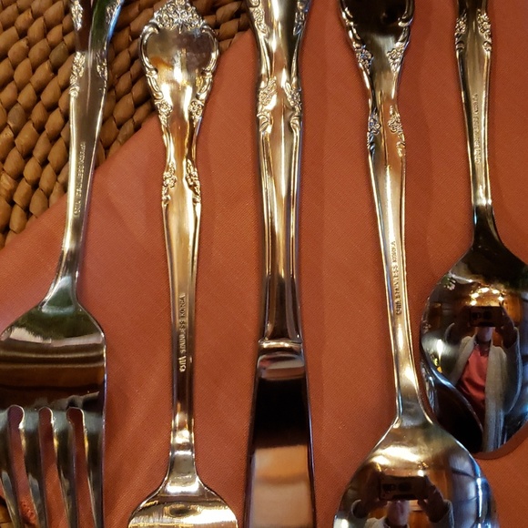 ESTIA GOURMET Cascade Floral 5-Piece Place Setting  - Brand New Old Stock / NWT - Picture 5 of 9